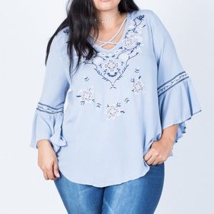 NWT Plus Size Sway Boho Top by Perch